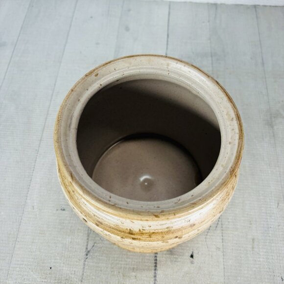 Vintage GT Mark 600/110 Speckle Rustic Farmhouse Canadian Stoneware Canister Jar - Picture 7 of 16